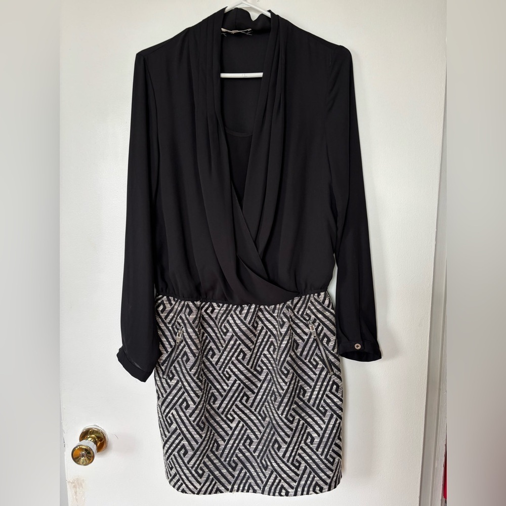 🎉4/30$🎉 My Collection Black Drape Dress - Size M